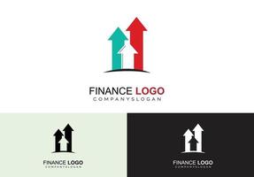 conceito de logotipo financeiro vetor