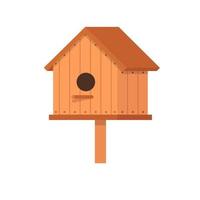 ilustração de birdhouse. vetor em design plano