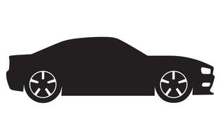 silhueta carro vetor símbolo ícone projeto, conjunto do carro silhuetas ilustrações