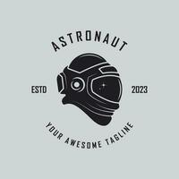 astronauta logotipo vetor ícone ilustração Projeto