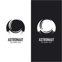 astronauta logotipo vetor ícone ilustração Projeto