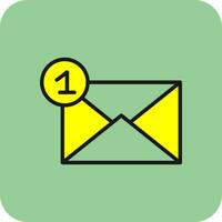 design de ícone de vetor de correio