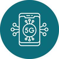 ícone de vetor 5g