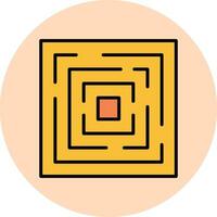 ícone de labirinto de vetor