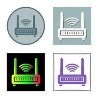 ícone de vetor de roteador wifi