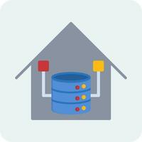 ícone de vetor de data warehouse