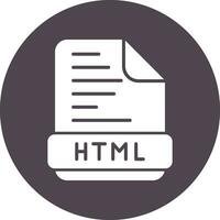 ícone do vetor html