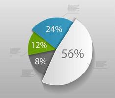 modelos de infográfico para ilustração vetorial de negócios vetor