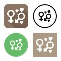 ícone de vetor de gêneros