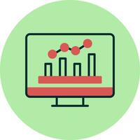 ícone do vetor de monitoramento