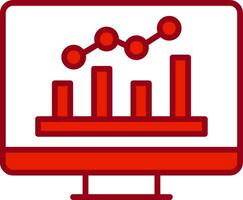 ícone do vetor de monitoramento