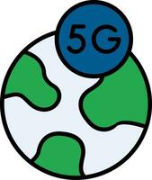 ícone de vetor 5g