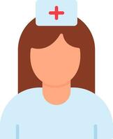 ícone de vetor de enfermeira