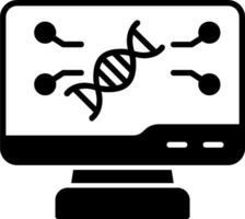 ícone de vetor de DNA