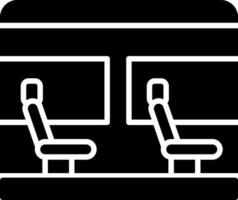 ícone de vetor de assento