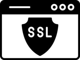 ícone de vetor ssl