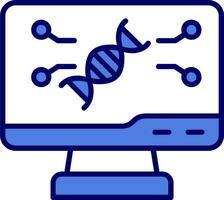 ícone de vetor de DNA