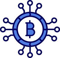 ícone de vetor de criptomoeda