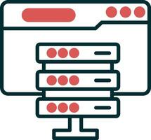 ícone de vetor de hospedagem