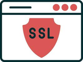 ícone de vetor ssl