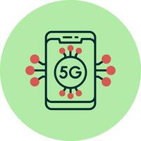 ícone de vetor 5g