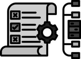 ícone de vetor de lista de pendências