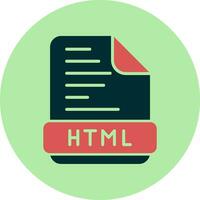 ícone do vetor html