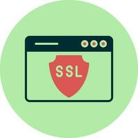 ícone de vetor ssl