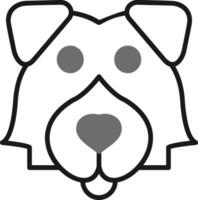 Shetland cão de guarda vetor ícone