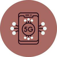 ícone de vetor 5g