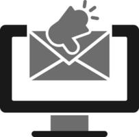 ícone de vetor de e-mail marketing