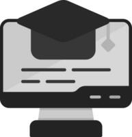 ícone de vetor de e-learning