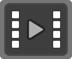 vídeo em processamento vetor ícone