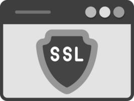 ícone de vetor ssl