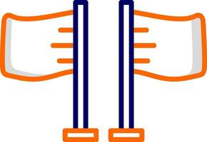 ícone de vetor de bandeiras