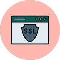 ícone de vetor ssl