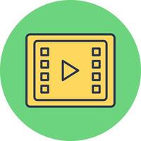 vídeo em processamento vetor ícone