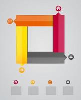 ilustração em vetor infográfico modelo de negócios