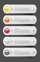 ilustração em vetor infográfico modelo de negócios