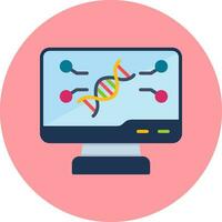 ícone de vetor de DNA