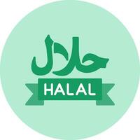 ícone de vetor halal