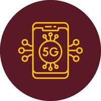 ícone de vetor 5g