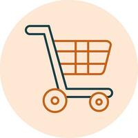 ícone de vetor de compras