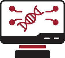 ícone de vetor de DNA