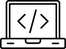 ícone de vetor de desenvolvedor