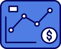 ícone de vetor de estatísticas