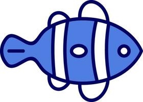 ícone de vetor de peixe palhaço
