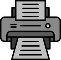 ícone do vetor da impressora