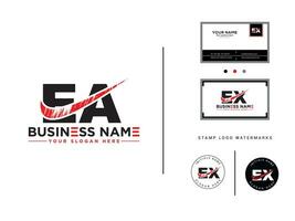 moderno ea o negócio logotipo, escova cartas ea logotipo ícone vetor imagem Projeto