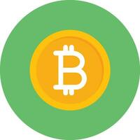 ícone de vetor bitcoin